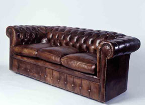 chesterfield leather sofa